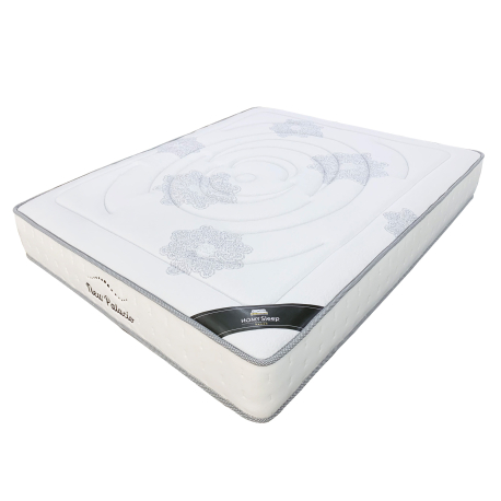 Pack cama de casal ATLANTA + Colchão HOMYSLEEP NEW PALACIO - Aveia