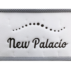 Pack cama de casal ATLANTA + Colchão HOMYSLEEP NEW PALACIO - Aveia