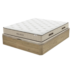 Pack sommier de casal CASINO BOX + colchão MOLAFLEX BEM-ESTAR VISCO POCKET - 140cm e 160cm - Carvalho Artesanato
