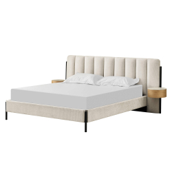 Cama de casal QUEENIE com 2 mesas de cabeceira - Double Beds