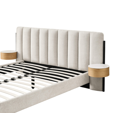 Cama de casal QUEENIE com 2 mesas de cabeceira - Double Beds