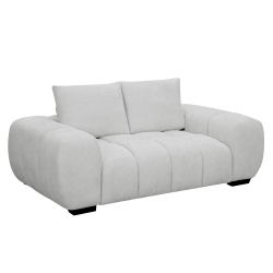 Sofá 2 lugares CALIFORNIA - Branco Gelo