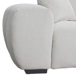 Sofá 2 lugares CALIFORNIA - Branco Gelo