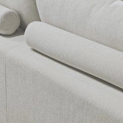 Sofá 2 lugares CALIFORNIA - Branco Gelo