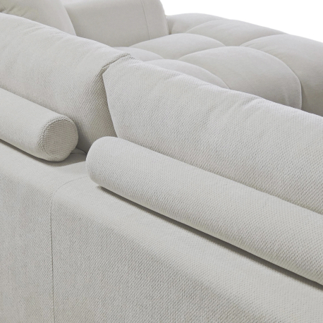 Sofá chaise longue CALIFORNIA - Branco Gelo Sofá chaise longue CALIFORNIA - Branco Gelo