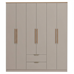 Roupeiro de 6 Portas e 2 Gavetas ALENA - Closet with Crash Doors Roupeiro de 6 Portas e 2 Gavetas ALENA - Closet with Crash Doors