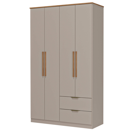 Roupeiro de 4 Portas e 2 Gavetas ALENA - Closet with Crash Doors