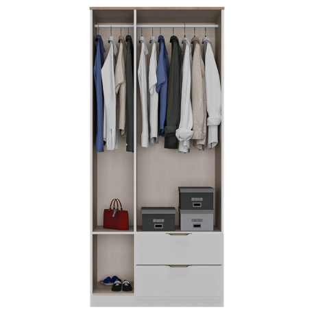 Roupeiro ALENA com 3 portas e 2 gavetas - Closet with Crash Doors
