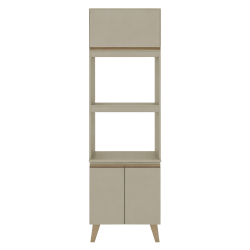 Móvel auxiliar de cozinha KENAN com 3 portas - Estantes