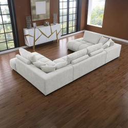 Sofá com duplo chaise longue CALIFORNIA - Sofás de Canto