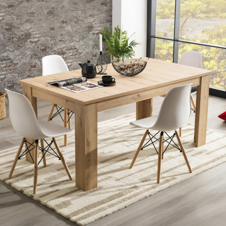 Mesa extensível OSCAR (160-200cm) - Carvalho Artesanato