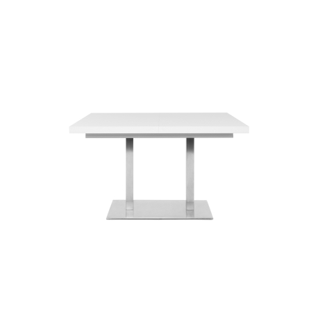 Mesa extensível QUADRATO (120-197cm) - Branco Mate