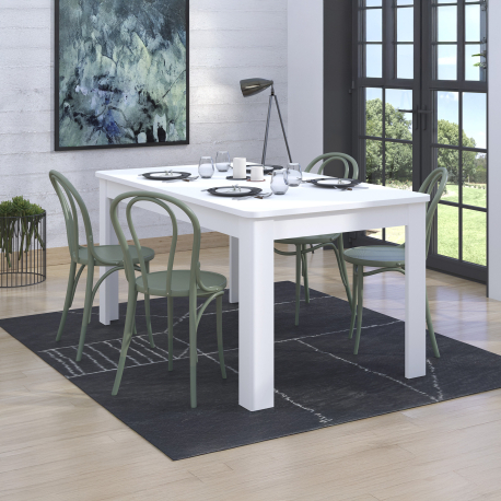 Mesa extensível JERSEY (160-200cm) - Branco