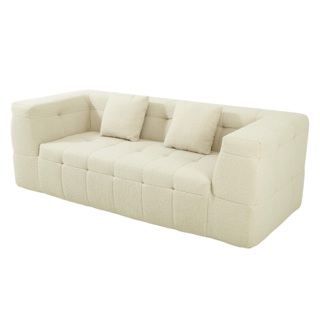 Sofás POP UP! Sofá 2 lugares LOHAN embalado a vácuo - Bege Sofás POP UP! Sofá 2 lugares LOHAN embalado a vácuo - Bege