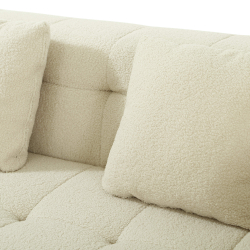 Sofás POP UP! Sofá 2 lugares LOHAN embalado a vácuo - Bege Sofás POP UP! Sofá 2 lugares LOHAN embalado a vácuo - Bege