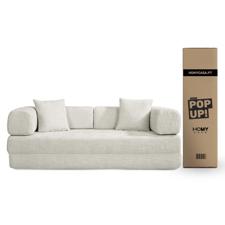 Sofás POP UP! Sofá 3 lugares OPEN com cama embalado a vácuo - Sofás POP UP! Embalados a vácuo Sofás POP UP! Sofá 3 lugares OPEN com cama embalado a vácuo - Sofás POP UP! Embalados a vácuo