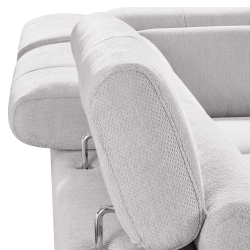 Sofá de canto QUEENSLAND - Bege Claro