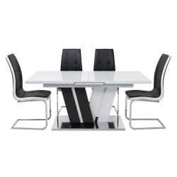 Pack mesa NAOMI + 4 cadeiras LUCAS II - Table and Chair Sets