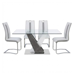 Pack mesa PATRICIO II + 4 cadeiras NATALIA II - Table and Chair Sets