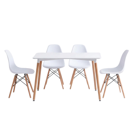 Pack mesa DENVER II + 4 cadeiras DENVER II - Table and Chair Sets