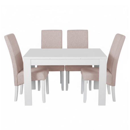 Pack Mesa BUDAPESTE + 4 Cadeiras DALAS - Table and Chair Sets Pack Mesa BUDAPESTE + 4 Cadeiras DALAS - Table and Chair Sets