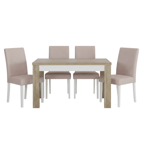 Pack mesa extensível PARIS + 4 cadeiras JULE - Table and Chair Sets Pack mesa extensível PARIS + 4 cadeiras JULE - Table and Chair Sets