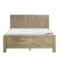 Pack cama de casal KIANA + Colchão HOMYSLEEP NEW PALACIO - Carvalho