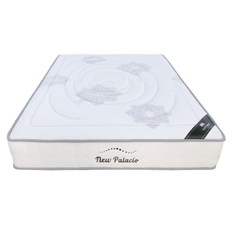 Pack cama de casal KIANA + Colchão HOMYSLEEP NEW PALACIO - Carvalho