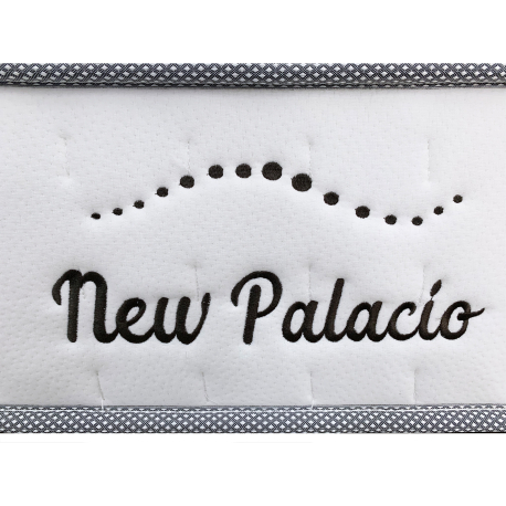 Pack cama de casal KIANA + Colchão HOMYSLEEP NEW PALACIO - Carvalho