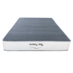 Pack cama de casal QUEENIE + Colchão HOMYSLEEP NEW PALACIO - Marfim