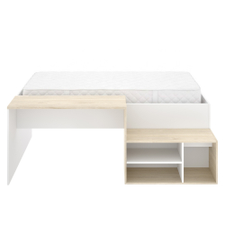 Cama ERICK com secretária - Camas Altas