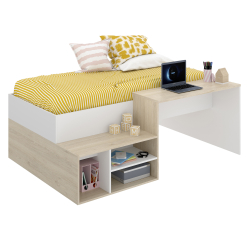 Cama ERICK com secretária - Camas Altas Cama ERICK com secretária - Camas Altas