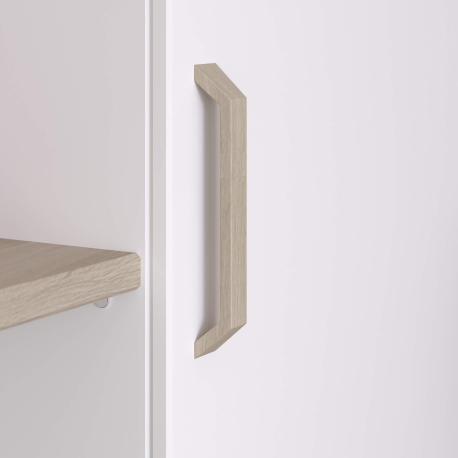 Cama alta dupla ALEXANDRIA com secretária - Camas Altas