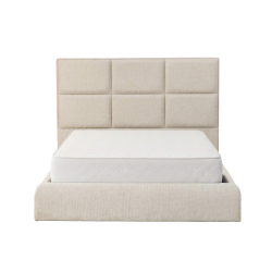 Cama de casal elevatória AVENTURIA - Bege