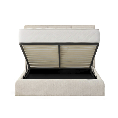 Cama de casal elevatória AVENTURIA - Bege Cama de casal elevatória AVENTURIA - Bege