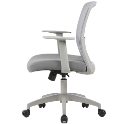 Cadeira de escritório BERCY reclinável - Cinzento Claro Cadeira de escritório BERCY reclinável - Cinzento Claro
