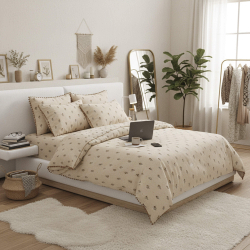 Cama de casal elevatória NAPOLI com 2 mesas de cabeceira - Double Beds