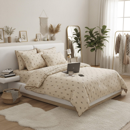 Cama de casal elevatória NAPOLI com 2 mesas de cabeceira - Double Beds