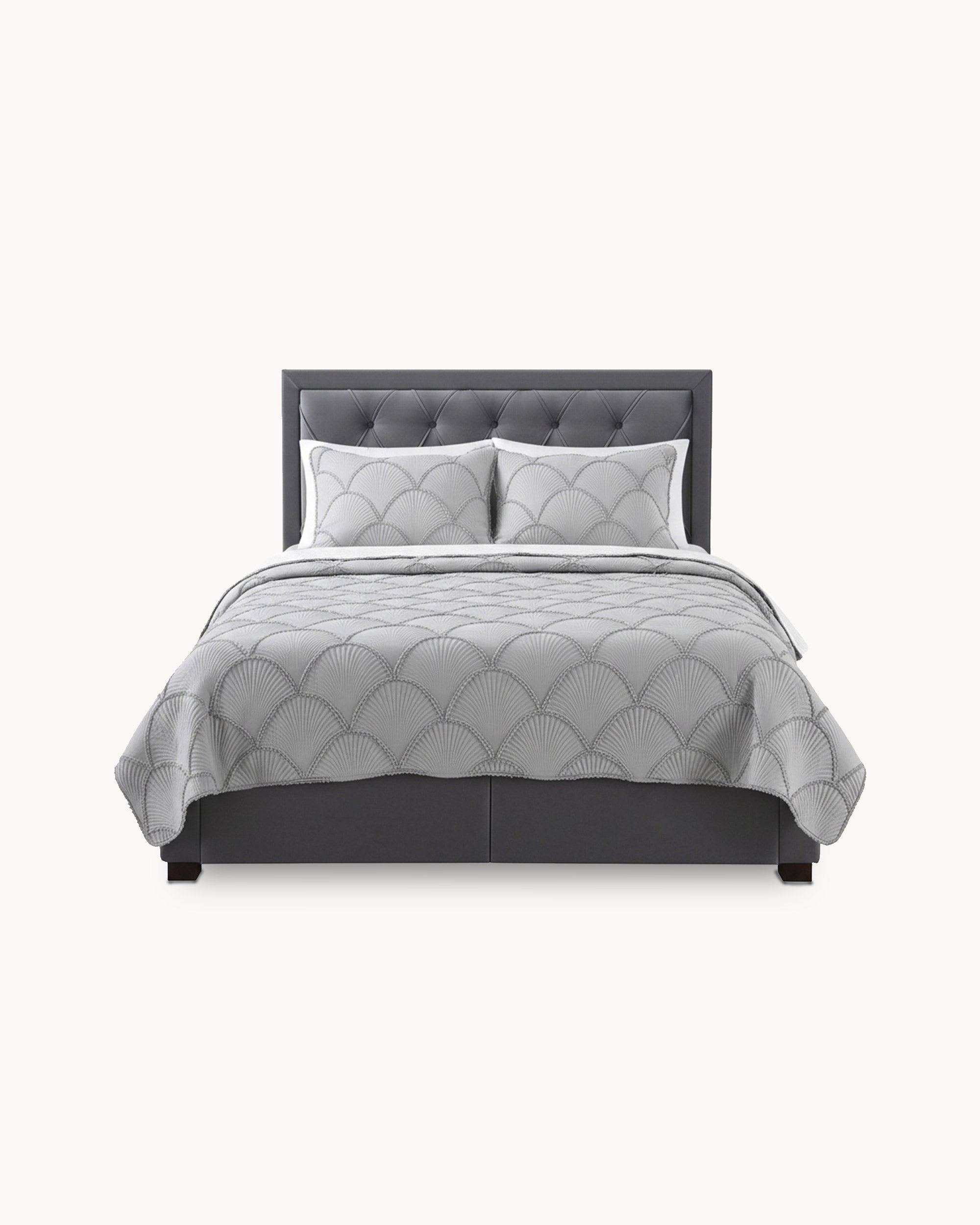 BIA double bed with 4 drawers