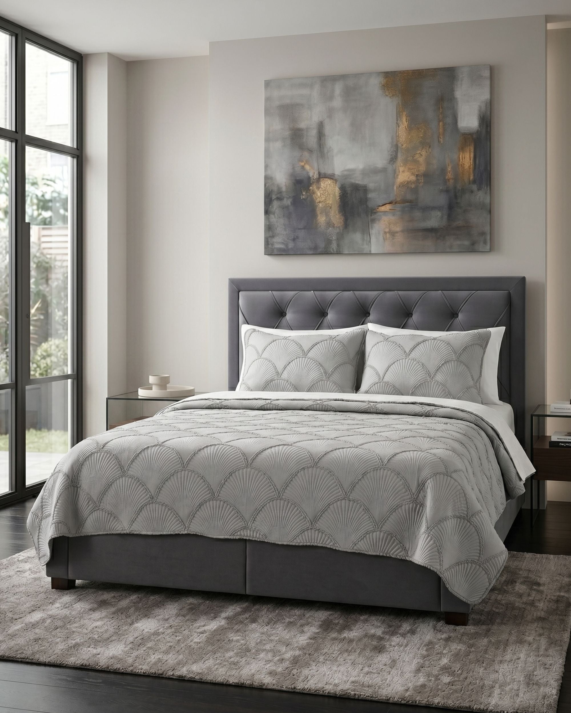 Cama de casal BIA com 4 gavetas