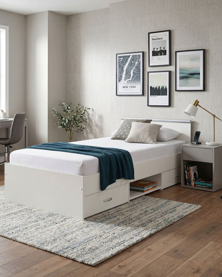 Cama de solteiro ROMEO com gavetas