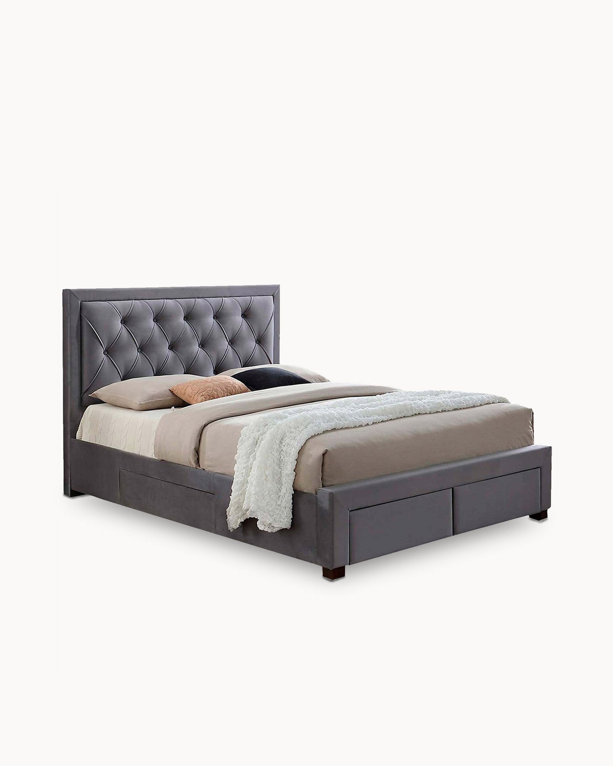 Cama de matrimonio BIA con 4 cajones
