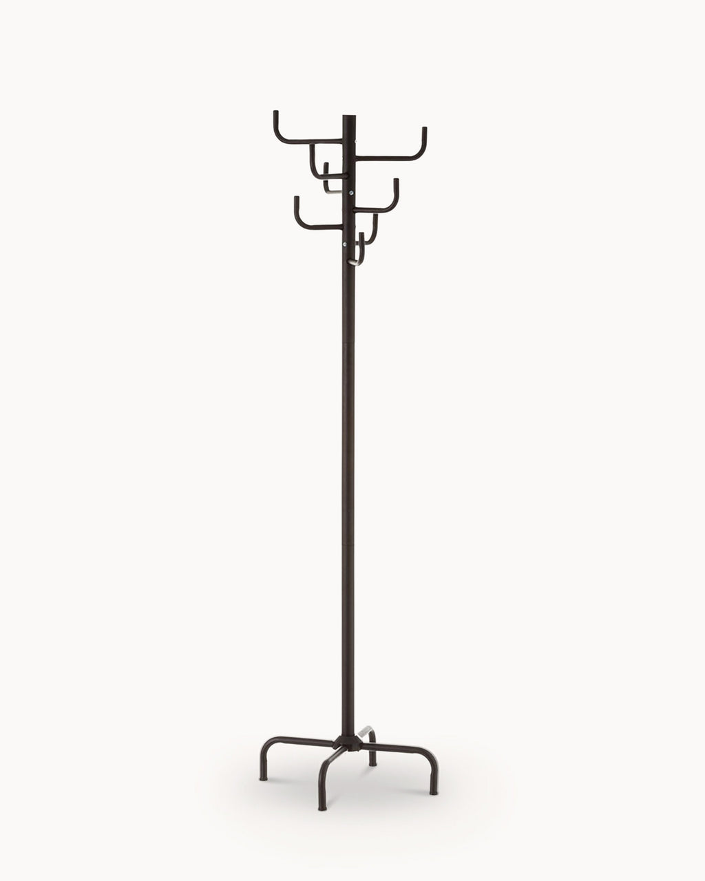 Standing coat rack with 8 arms