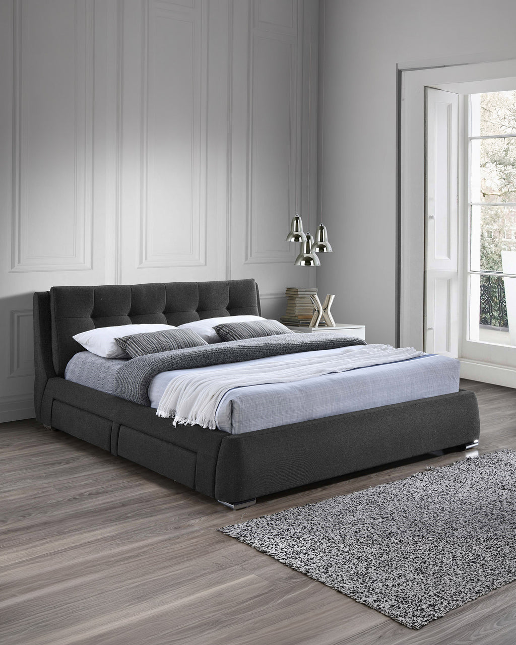 ANTONIO Double Bed Pack + HOMYSLEEP PALACIO COOLER Mattress
