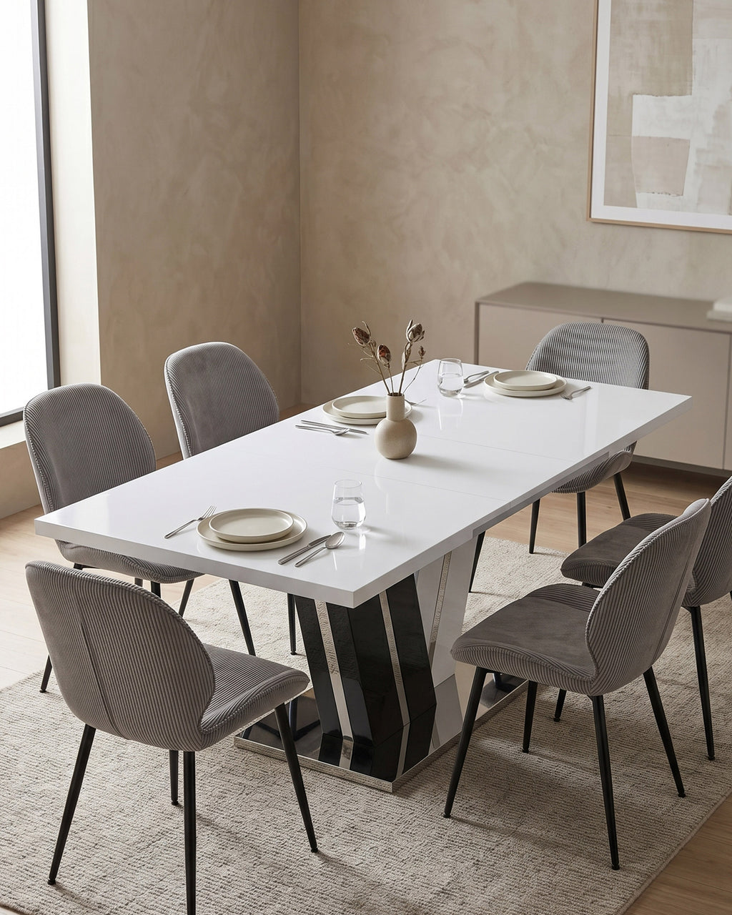 Mesa extensível NAOMI (180-220 cm)