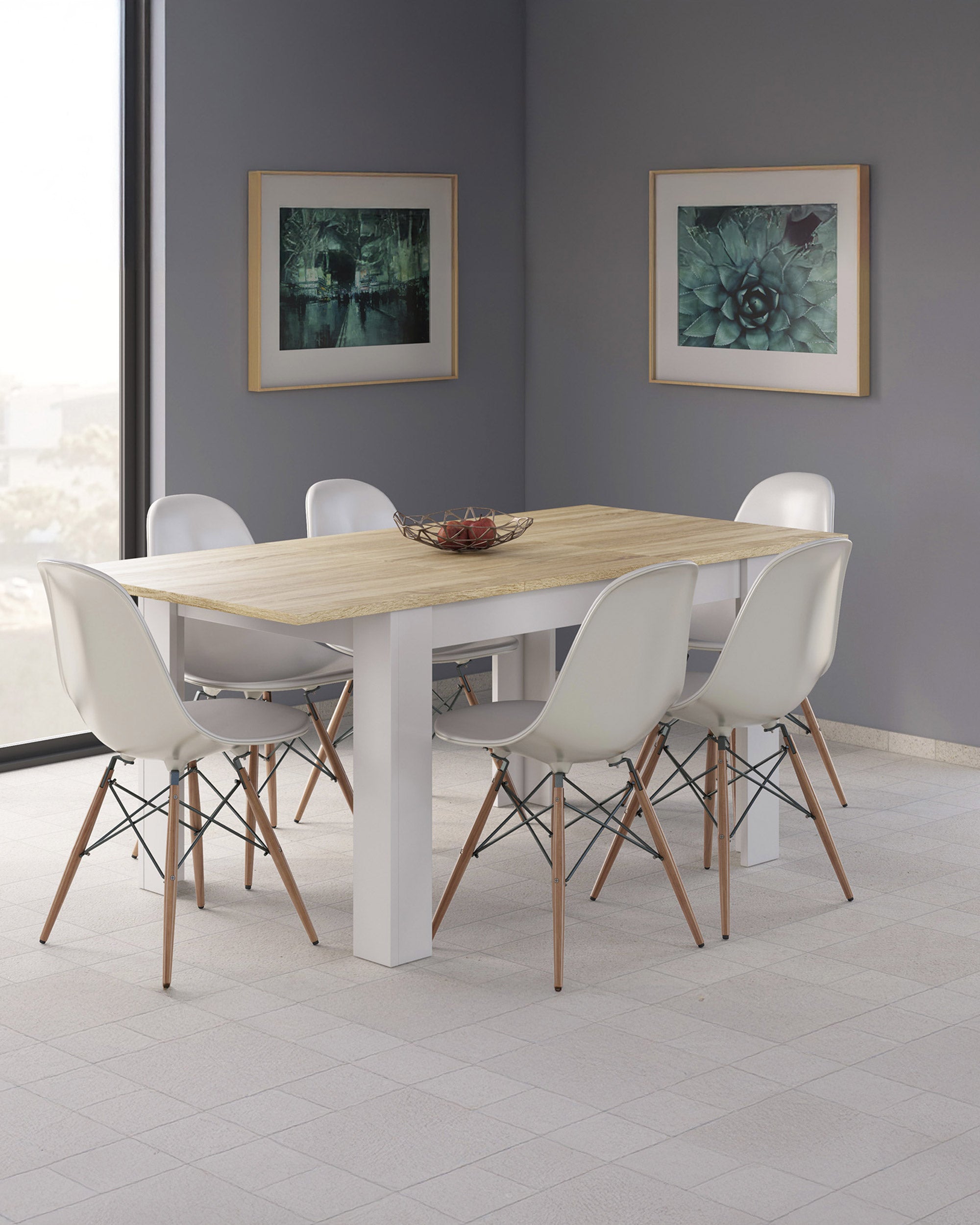 Extendable dining table BARCELONA (140-190 cm)