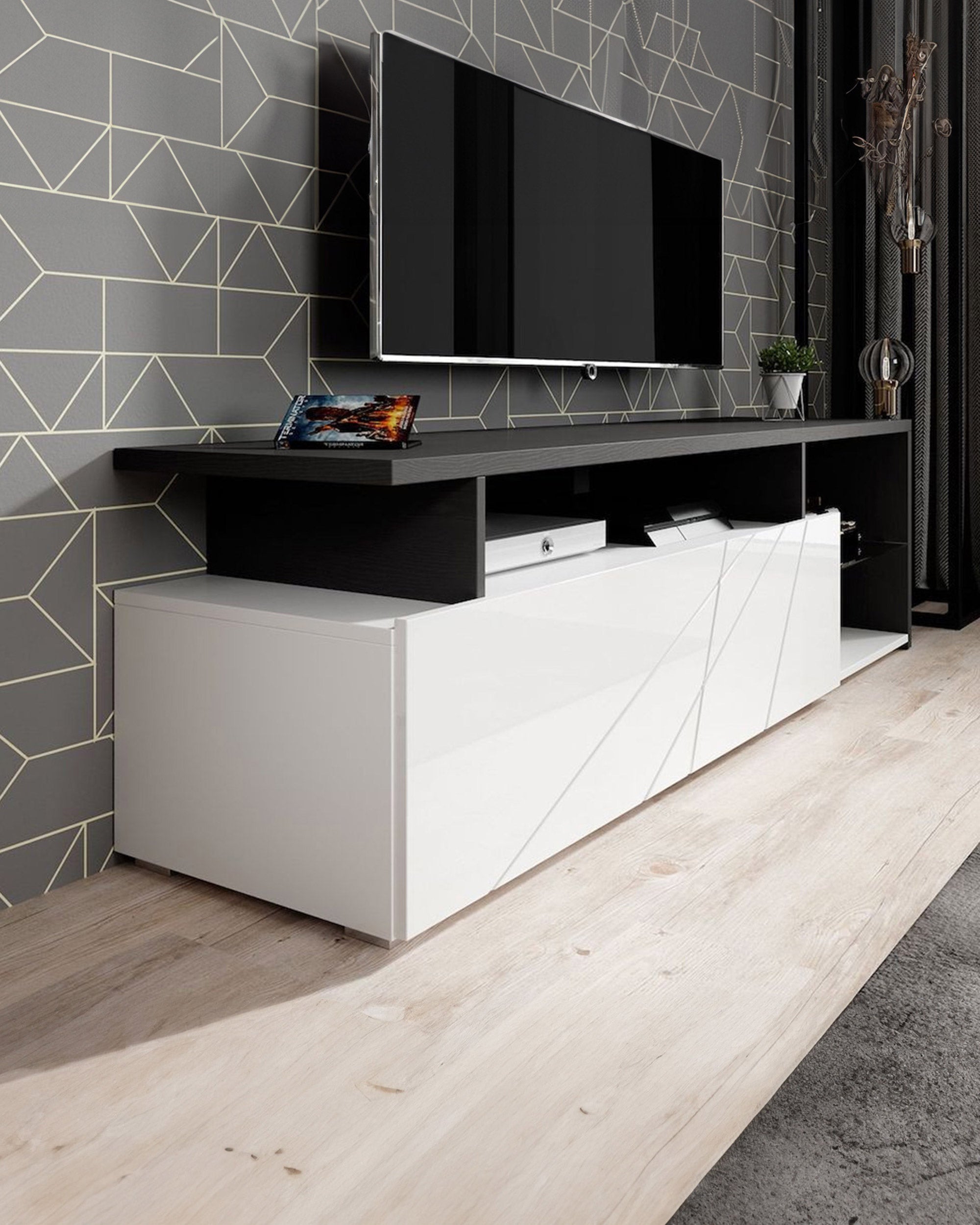 Mueble TV ARCTIC con 1 puerta abatible
