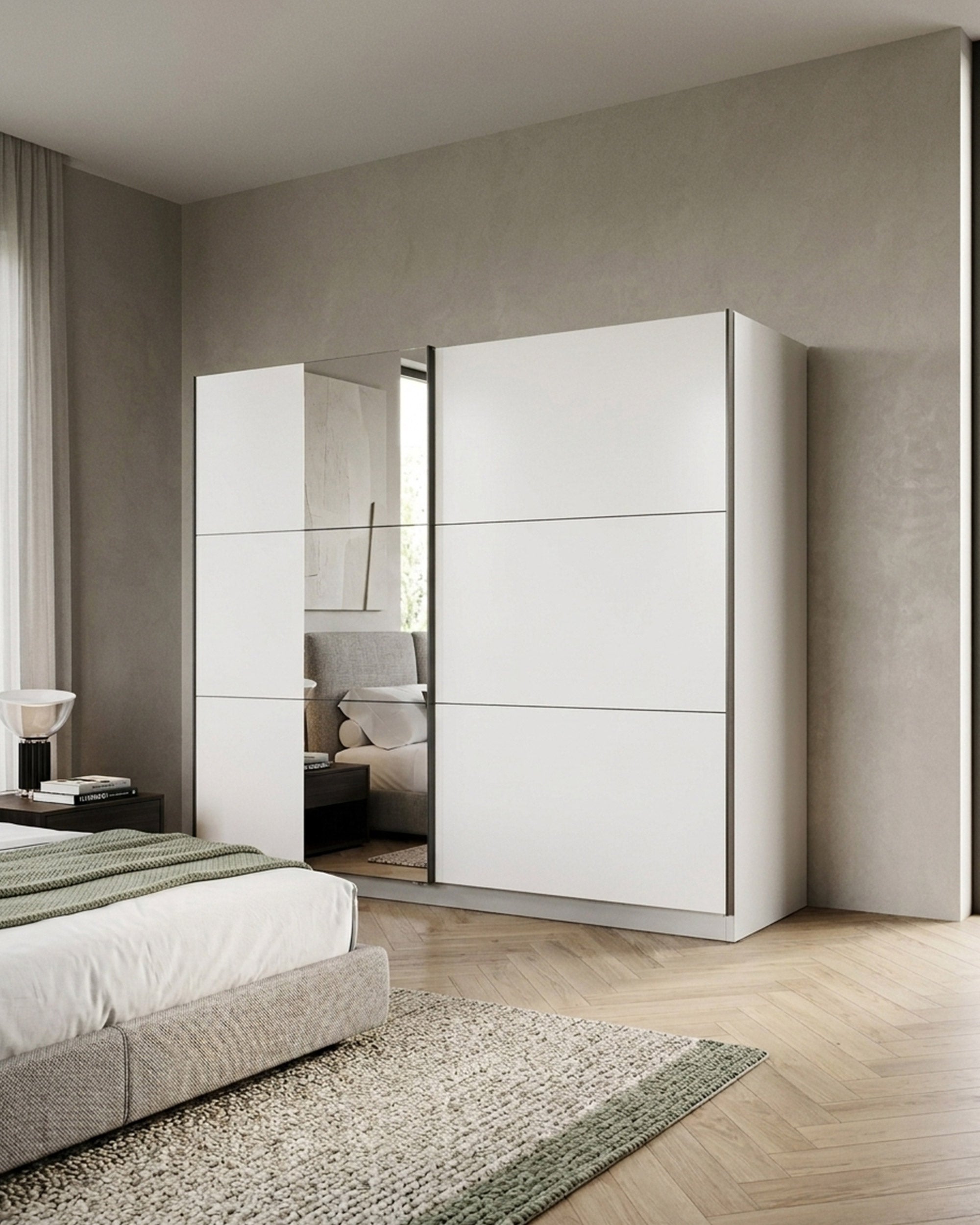 SIERRA Wardrobe with mirror