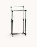 Burro doble extensible (90-155cm) con ruedas