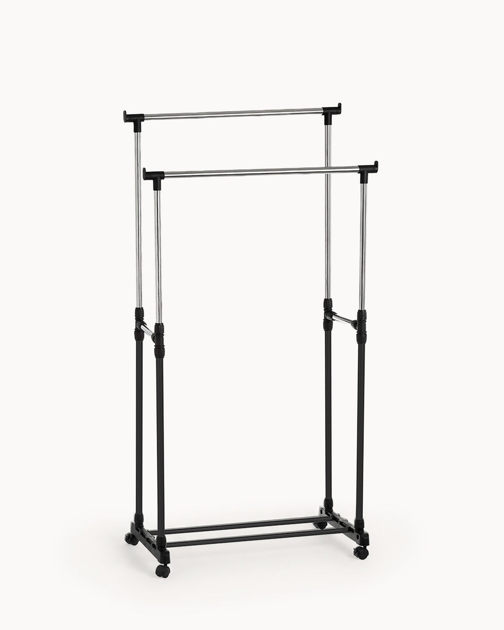 Burro doble extensible (90-155cm) con ruedas